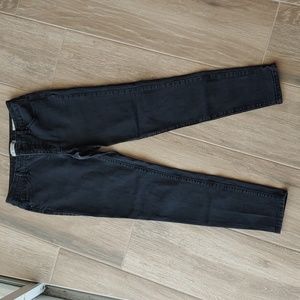 EUC Vintage America Blues Sz 4/27 Boho Skinny Jeans, Black Wash